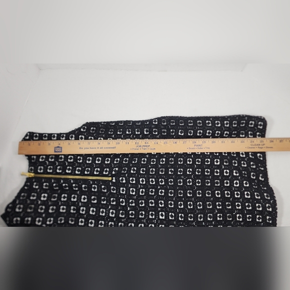 Kate Spade New York Guipure Lace Shift Dress Girl's Size 7 Black White - Picture 11 of 16